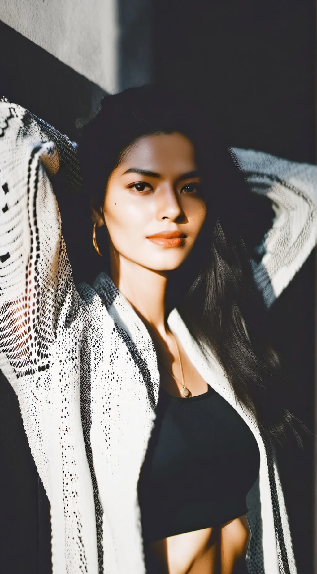 ai character: Robot woman background