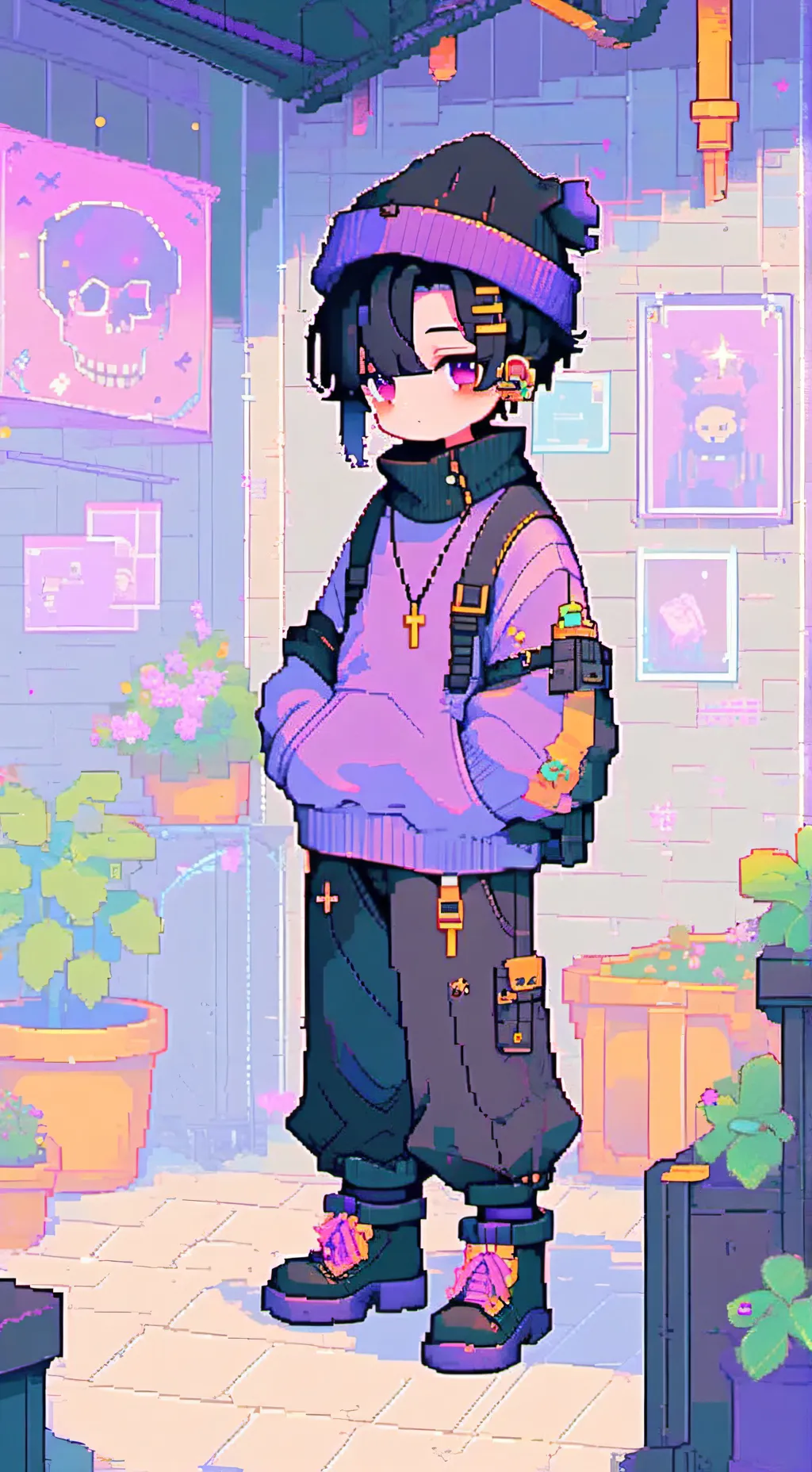 ai character: mha background