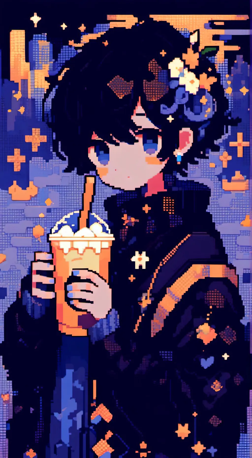 ai character: Shadow milk background