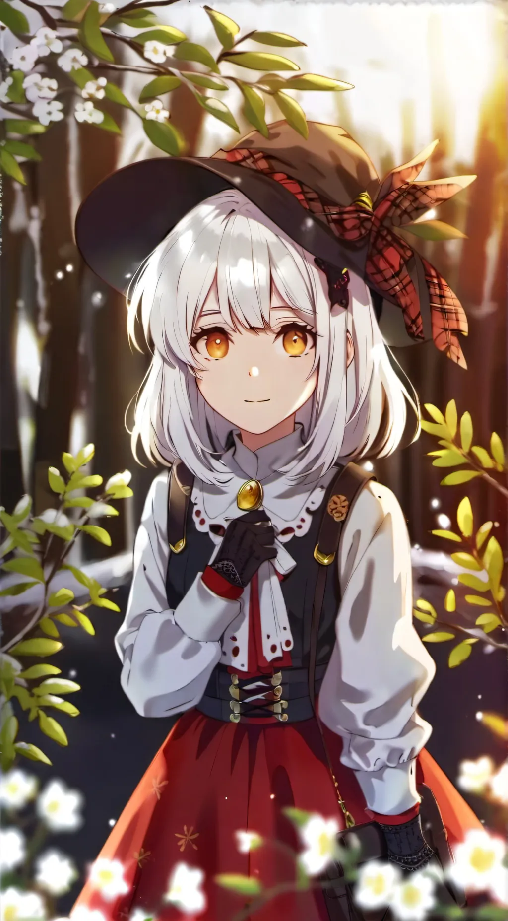 ai character: some goofy ah girl background