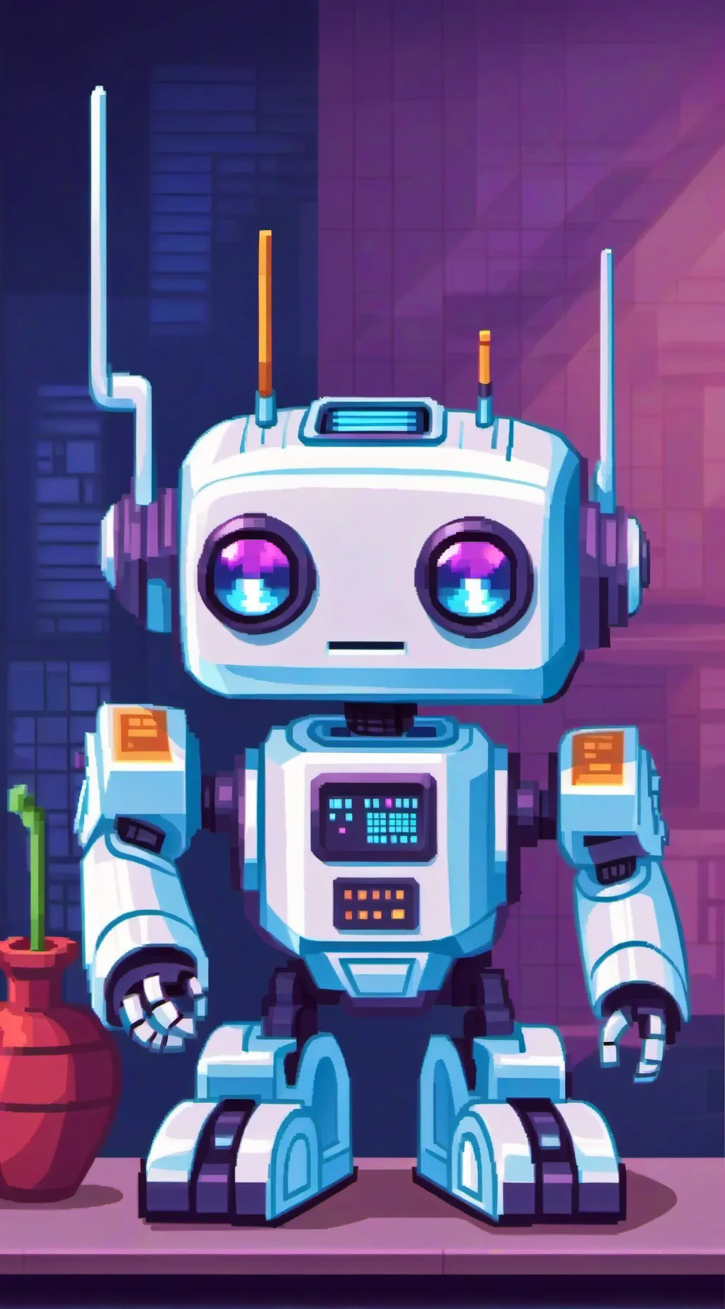 ai character: Robot background