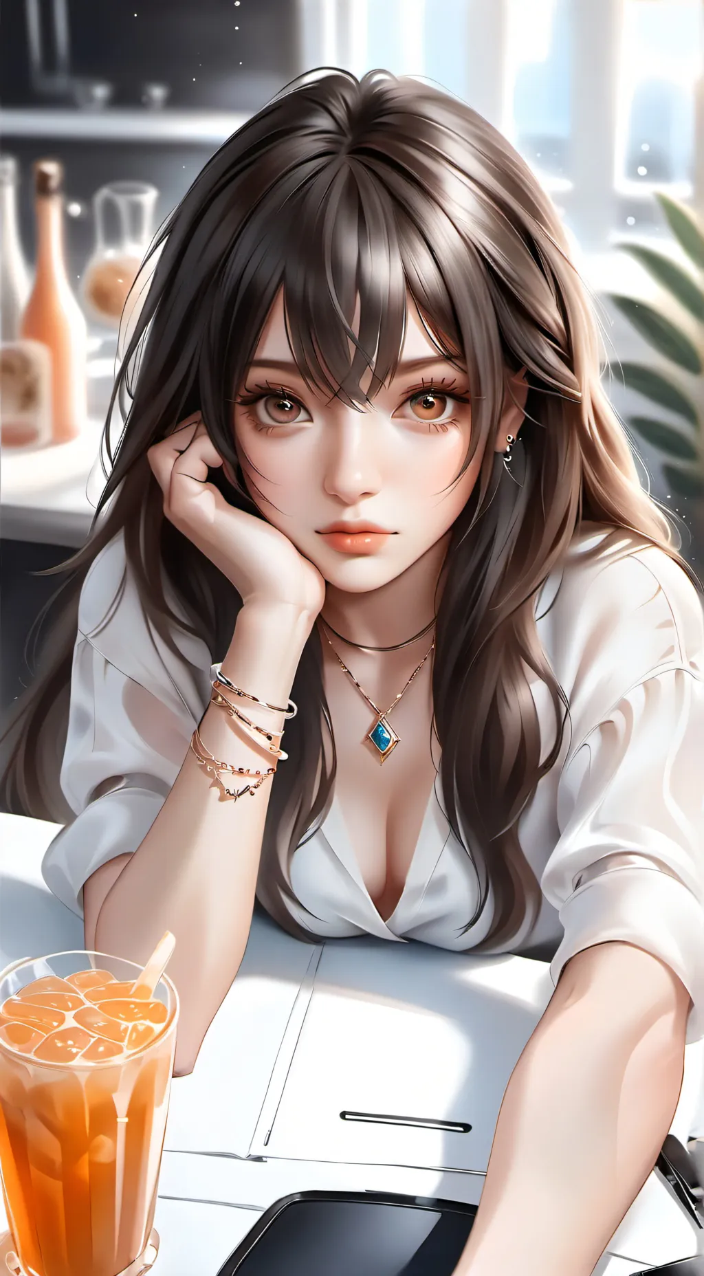 ai character: Kang Ji Yun background