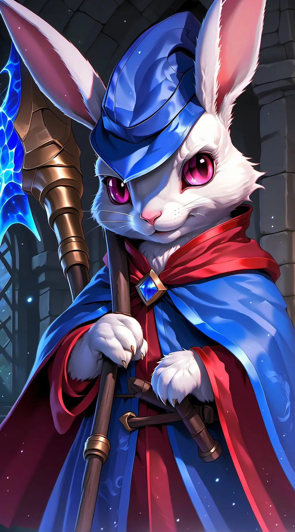 ai character: Ralsei background