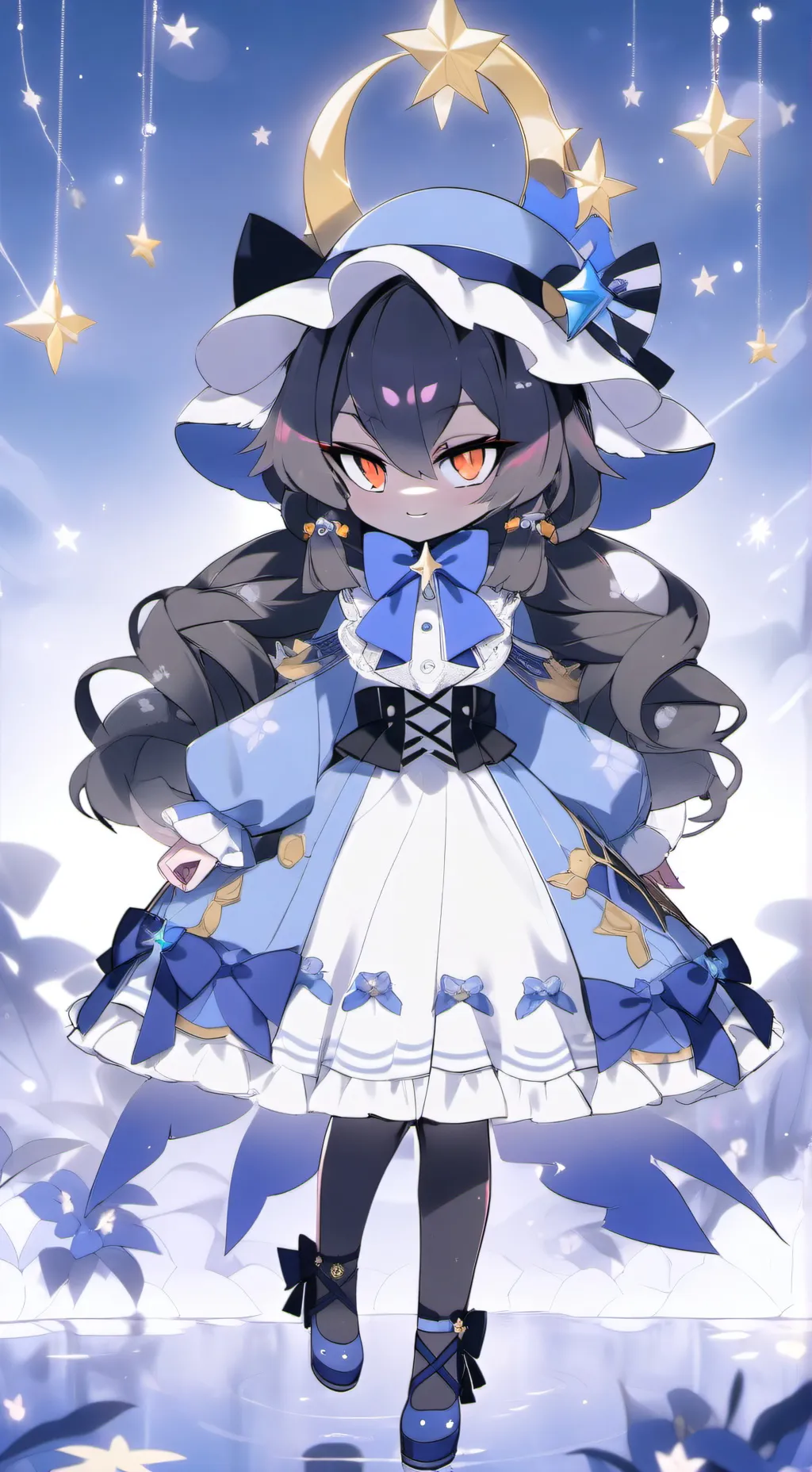 ai character: STH High school background