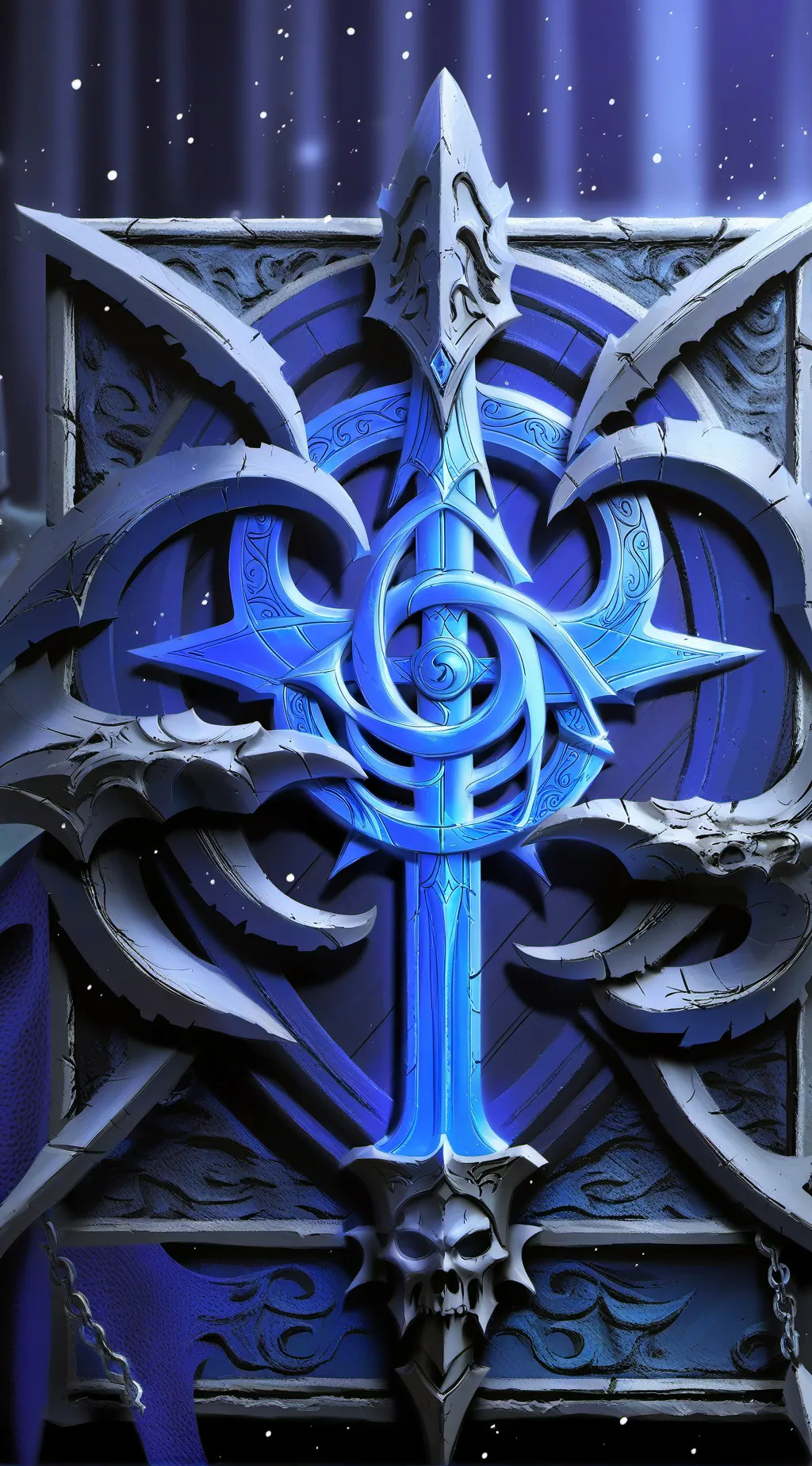 ai character: Magical sword background