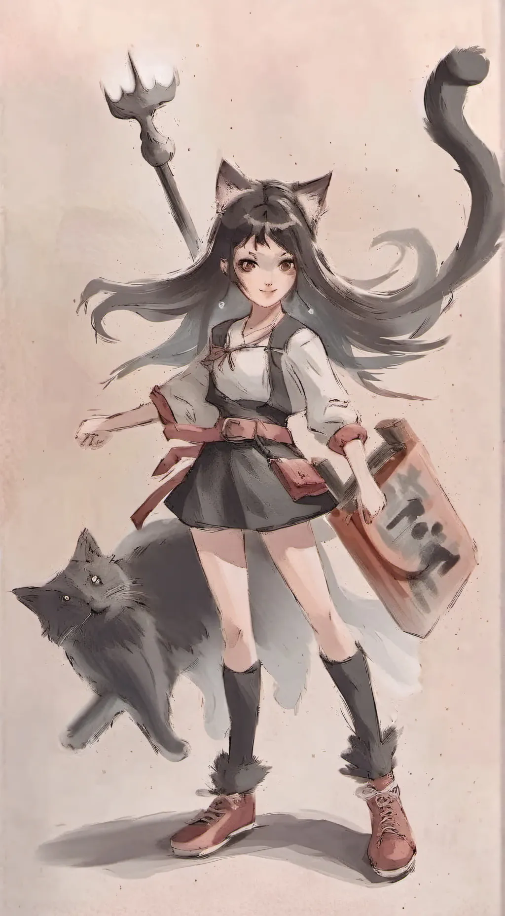 ai character: Emmy  background