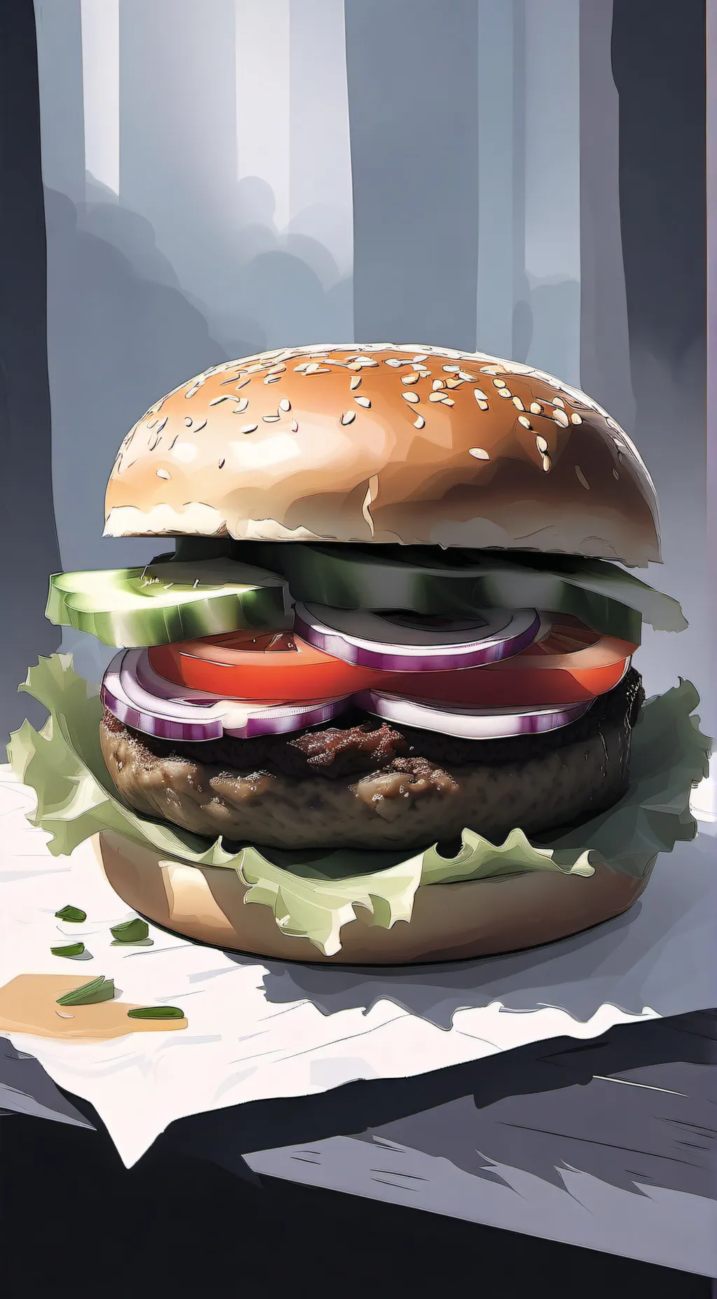 ai character: PRENDE LA LUZ CALA background