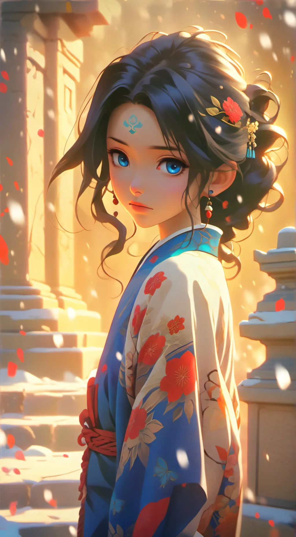 ai character: hermana de Tomioka background