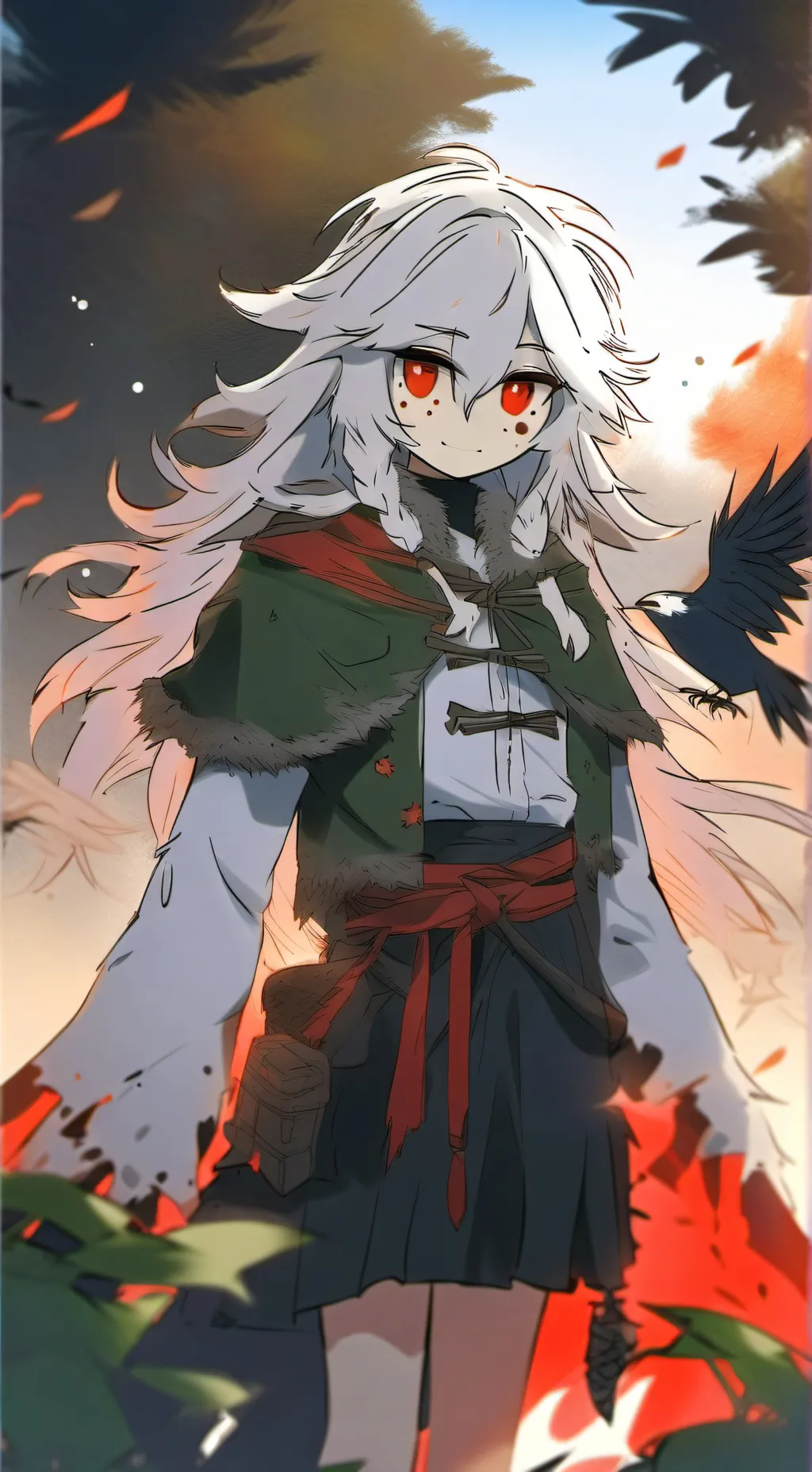 ai character: 🩸Annie (BM AU)🩸 background