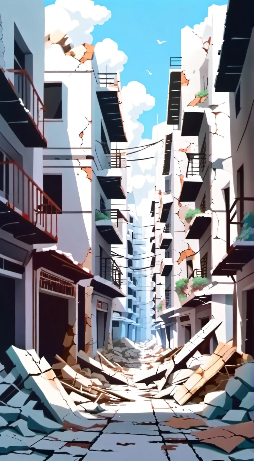 ai character: gojo death  background