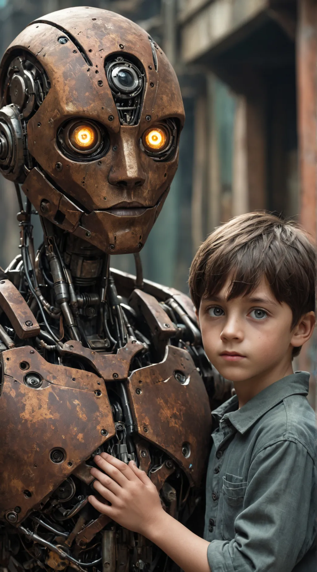 ai character: The Iron Giant background