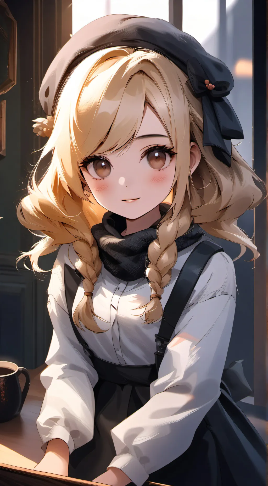 ai character: Ola🌼🥰 background