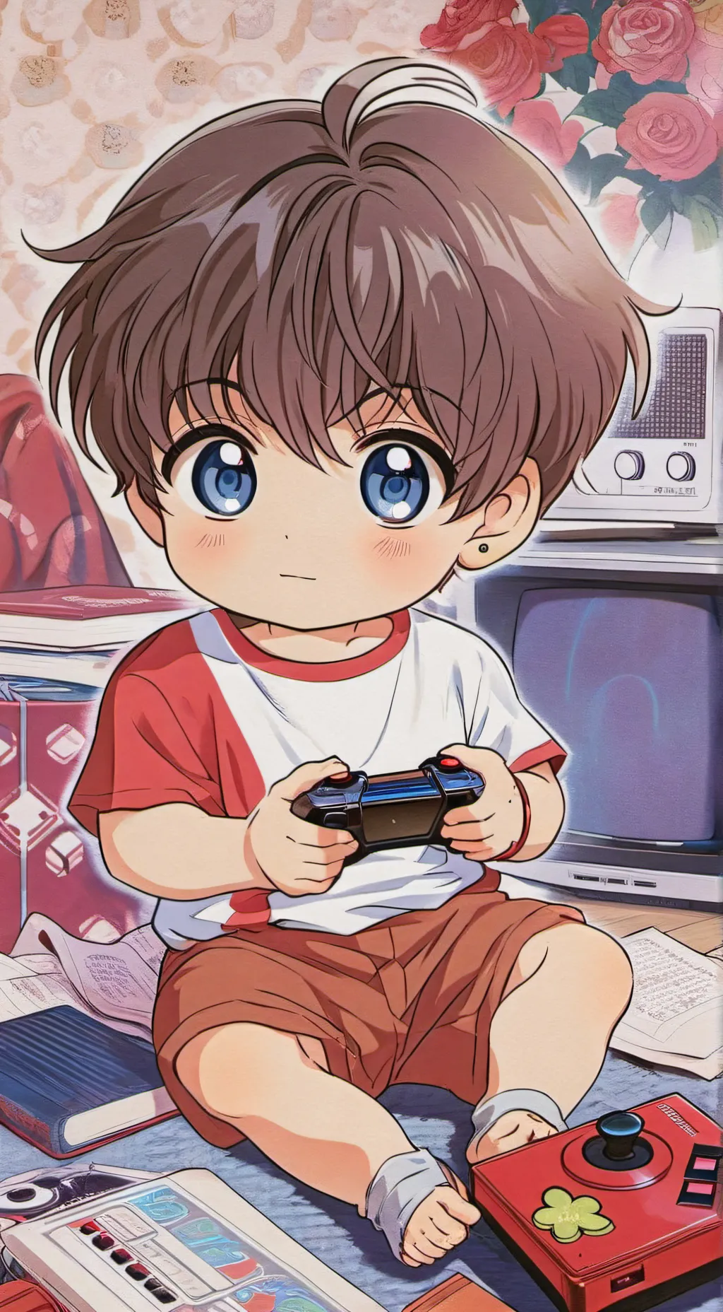 ai character: little brother background