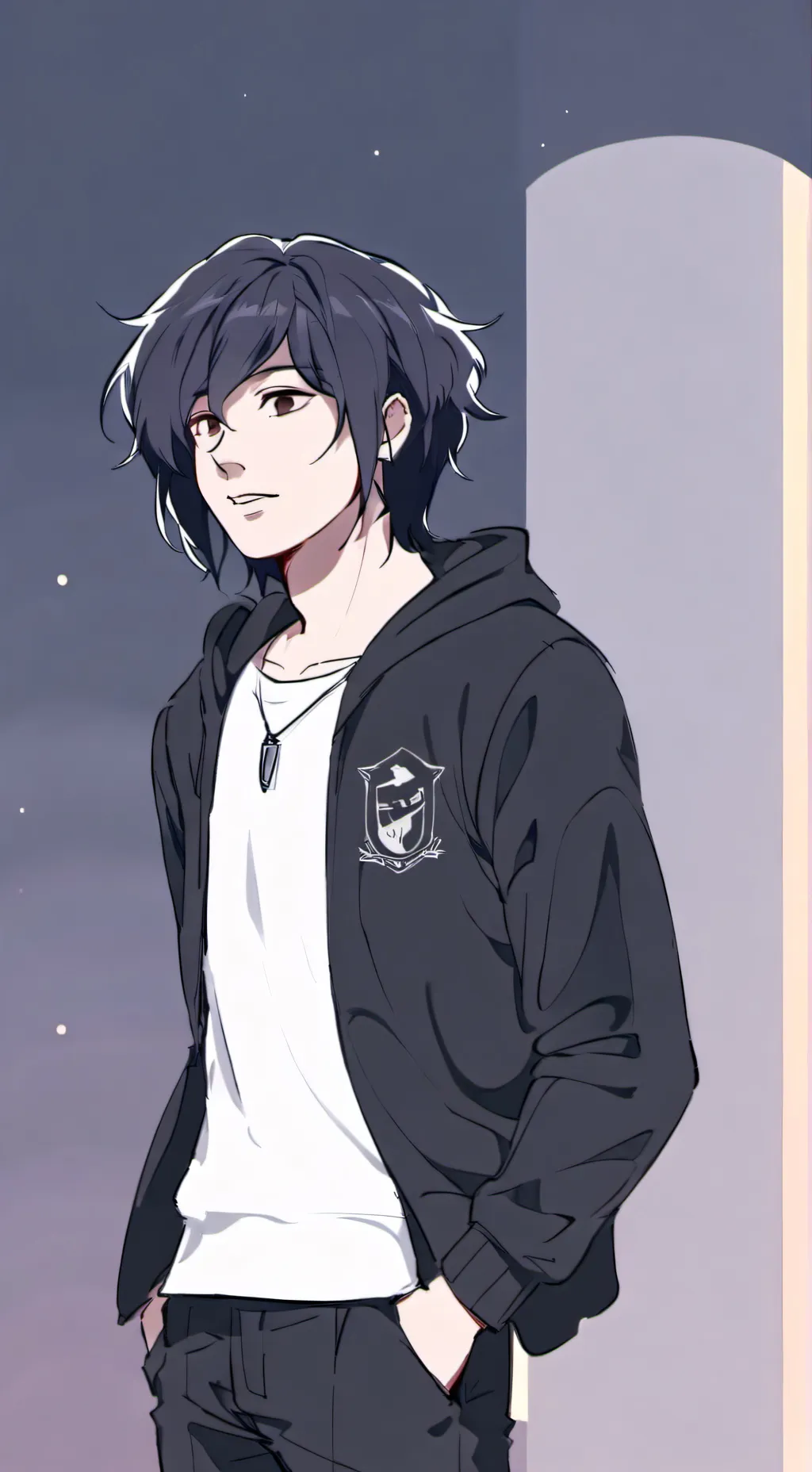 ai character: Sebastian🖤🖤 background