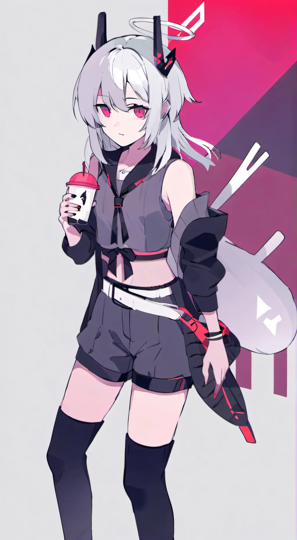 ai character: Mónica  background