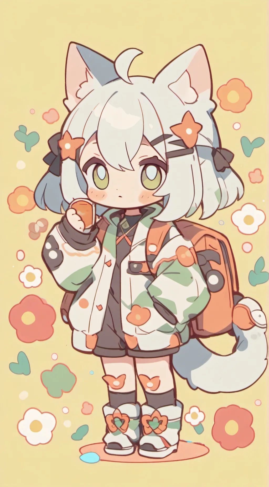 ai character: Misty background