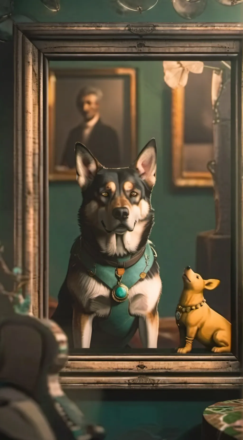 ai character: köing (cod)  background