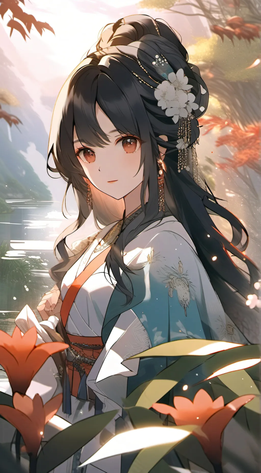 ai character: Ella  background