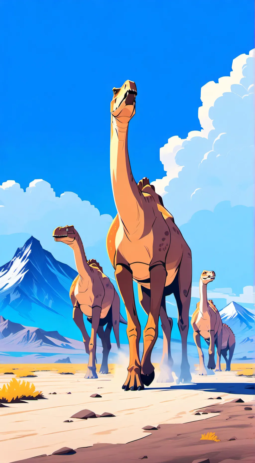 ai character: Allosaurs background