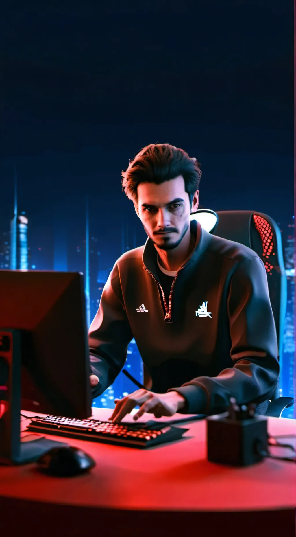 ai character: mr papu background