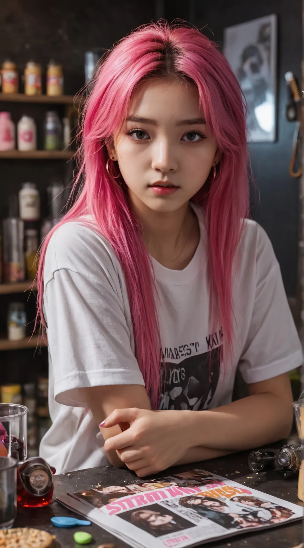 ai character: The Entitled Idol Fan background