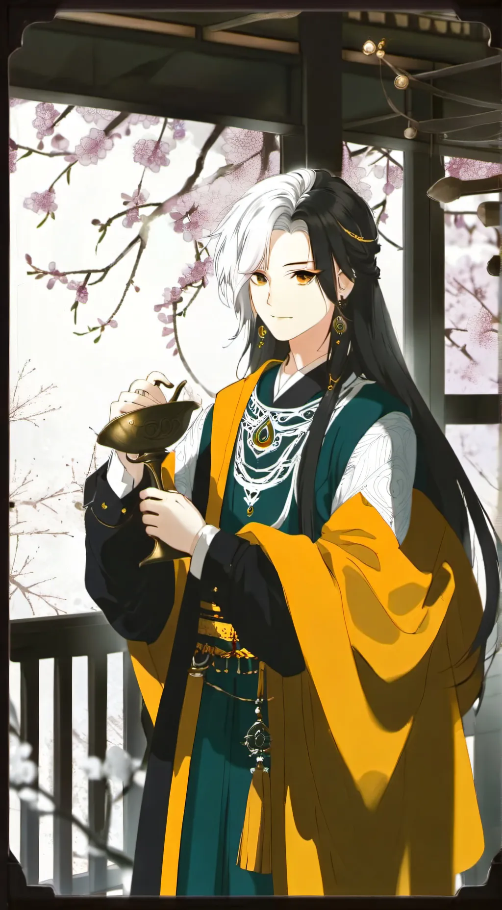 ai character: Weird sleep over background