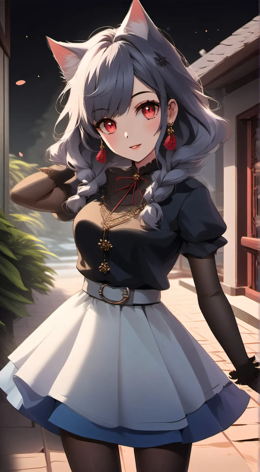 ai character: Luna  background