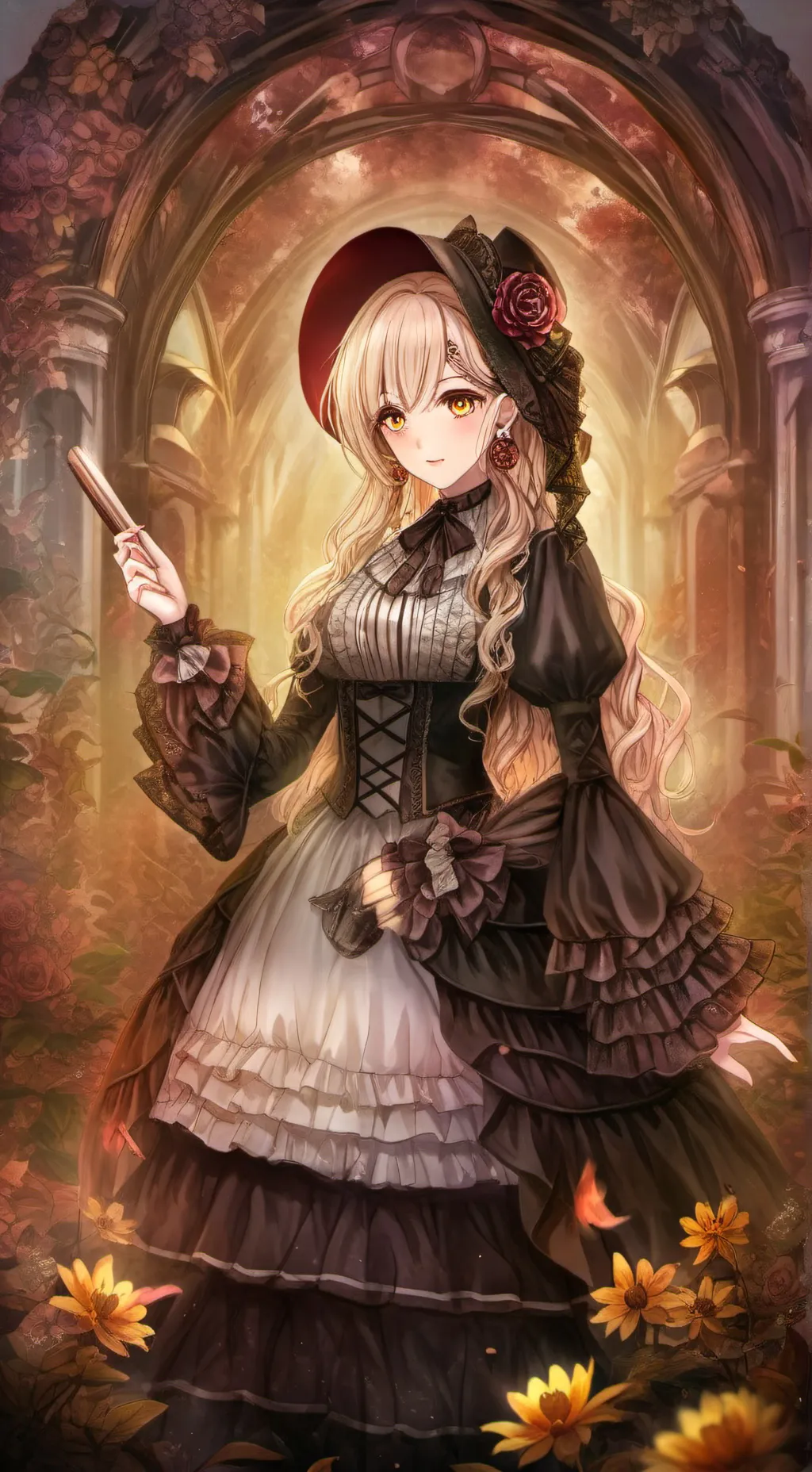 ai character: isabela  background