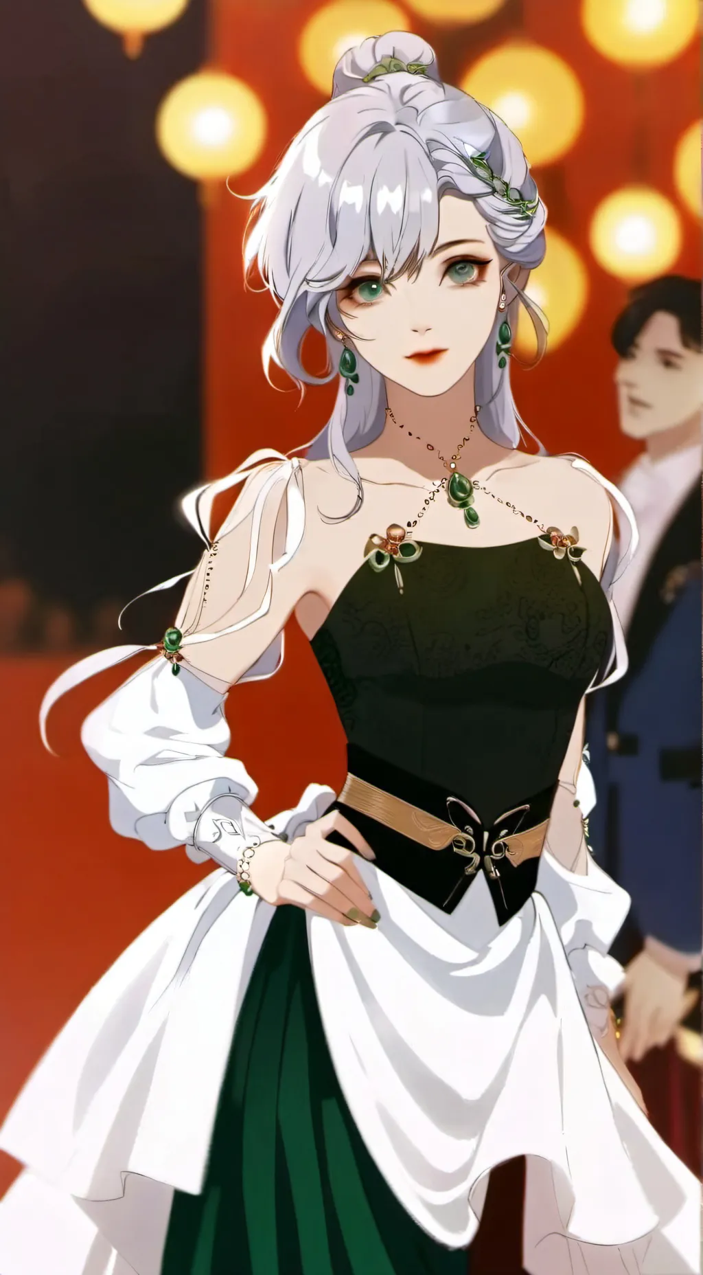 ai character: Сильвия  background