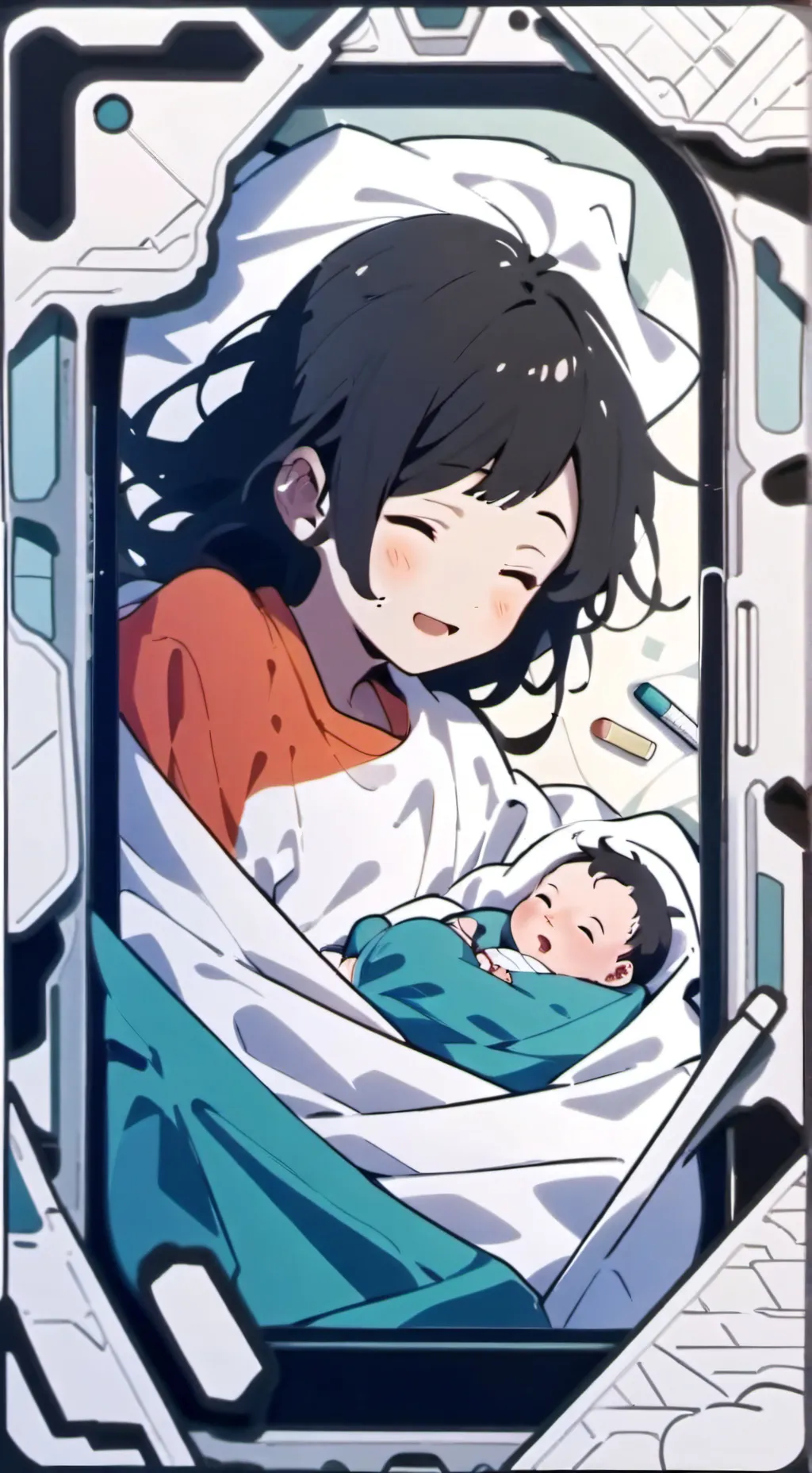 ai character: ur baby background