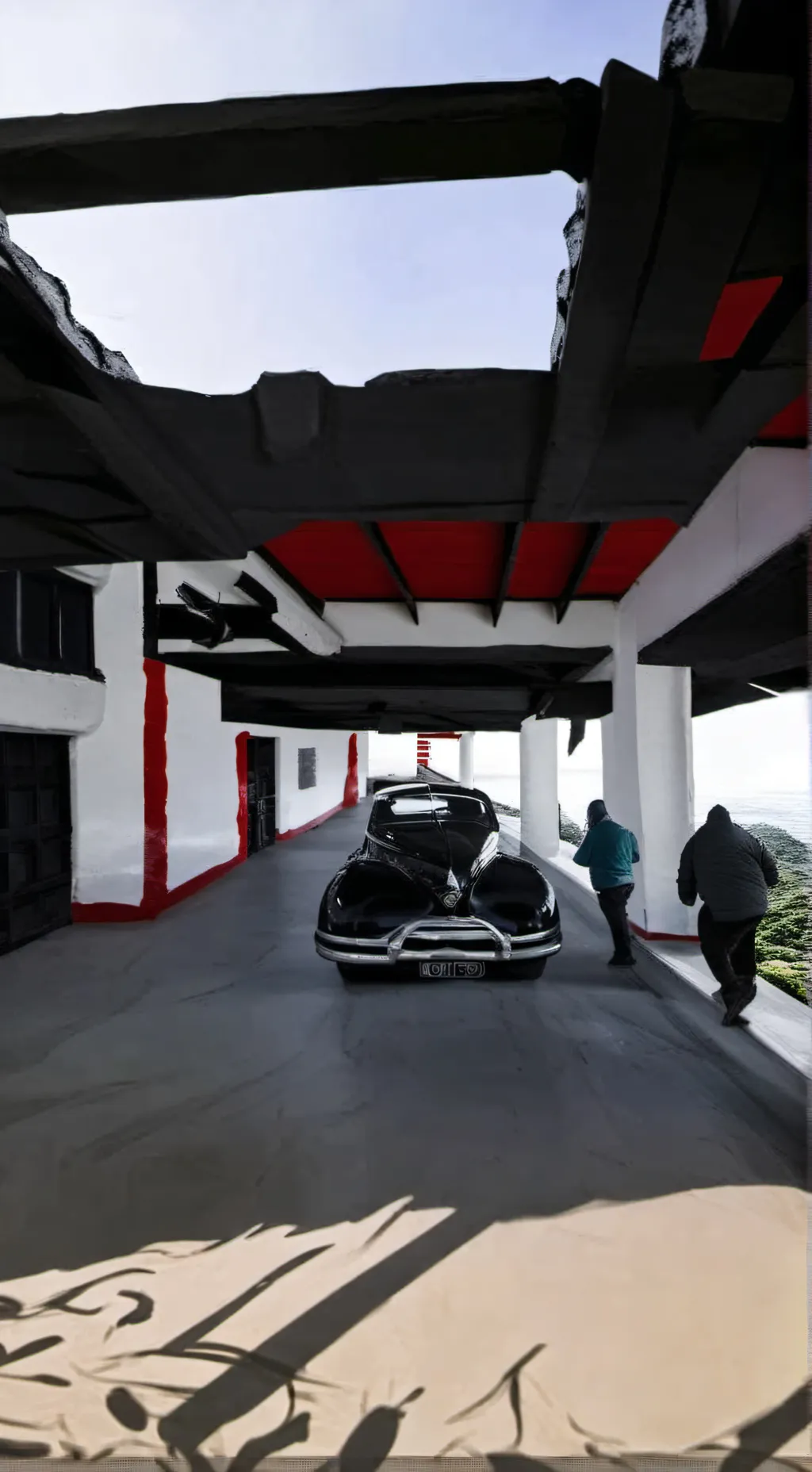 ai character: Girls First Car background