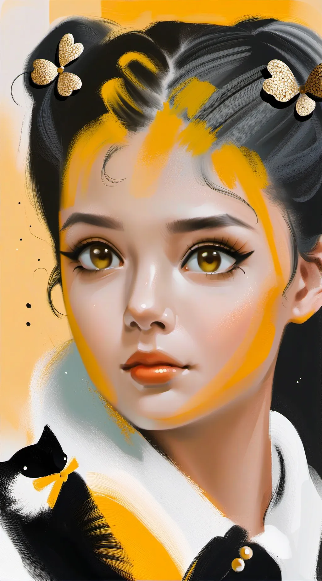 ai character: daughters swap background