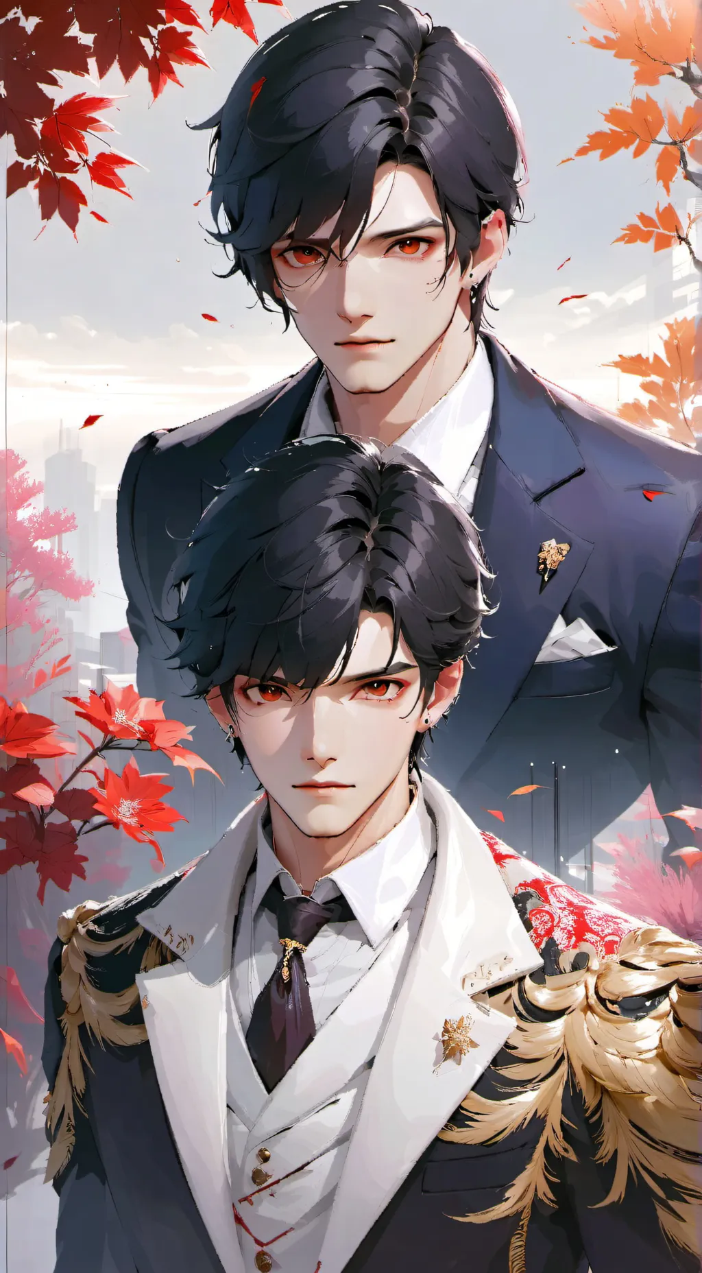 ai character: Aiden and Ryder  background