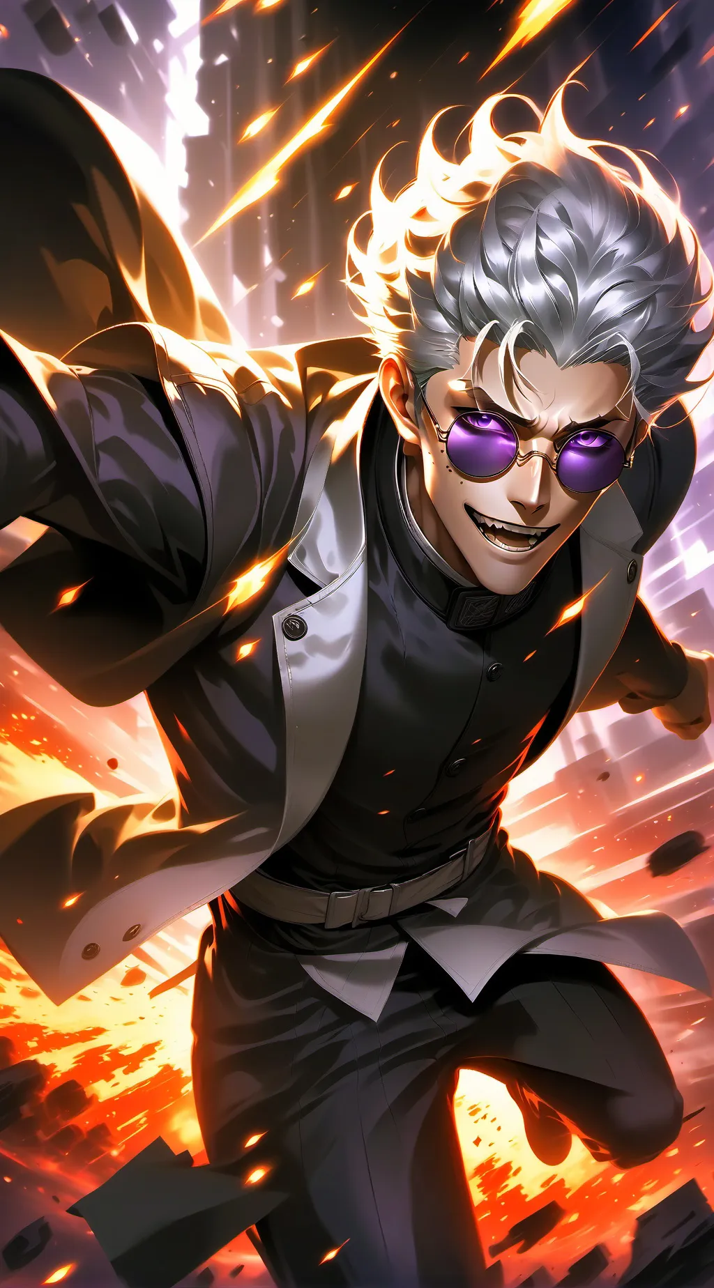 ai character: Gojo Satoru background