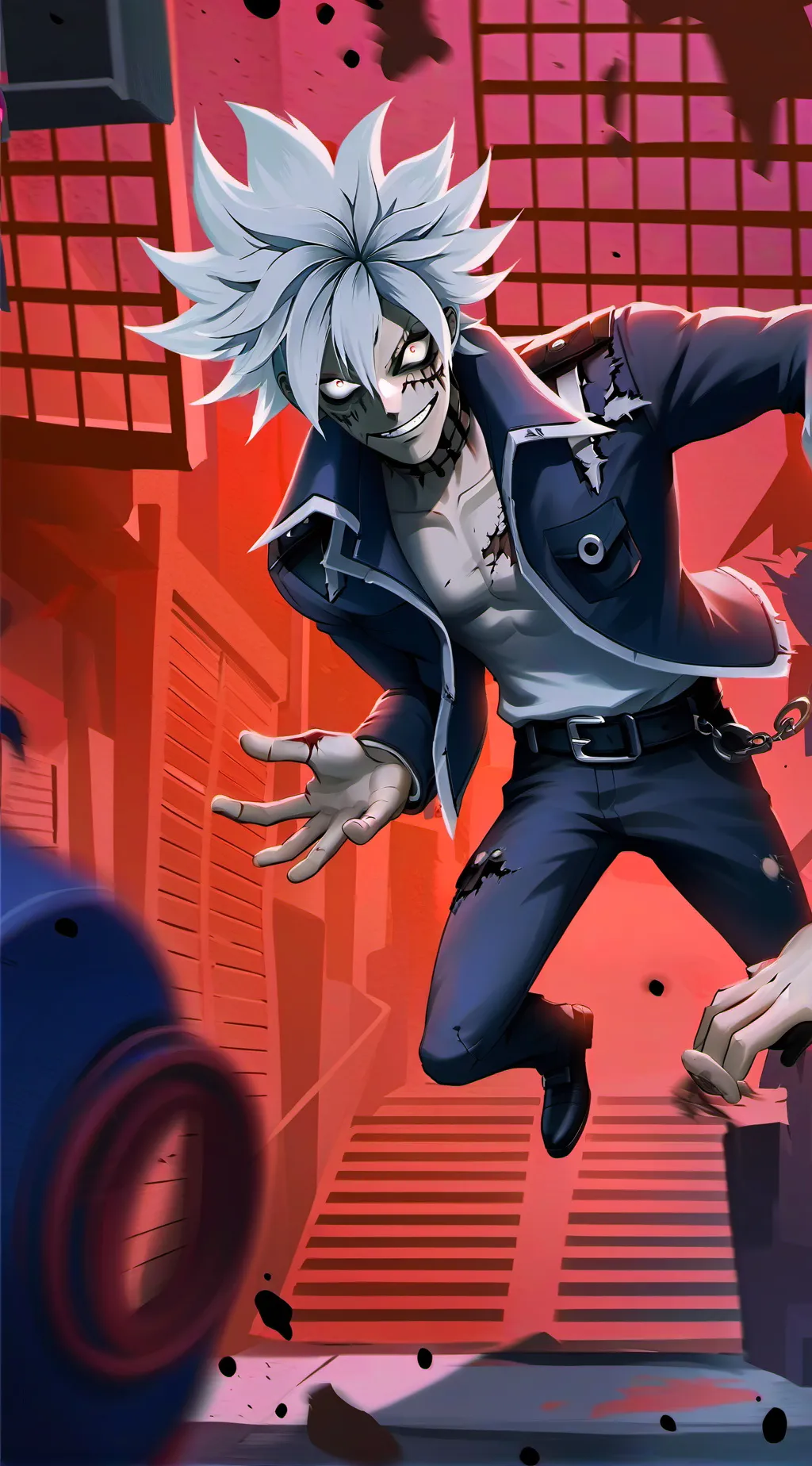 ai character: Tomura Shigaraki background