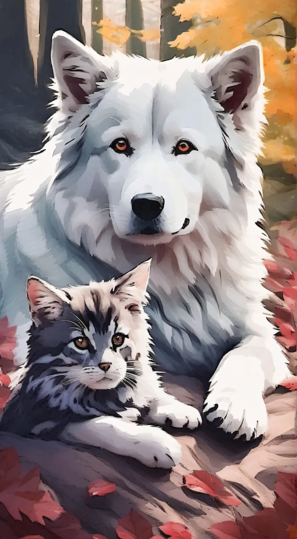 ai character: te odian catnap background