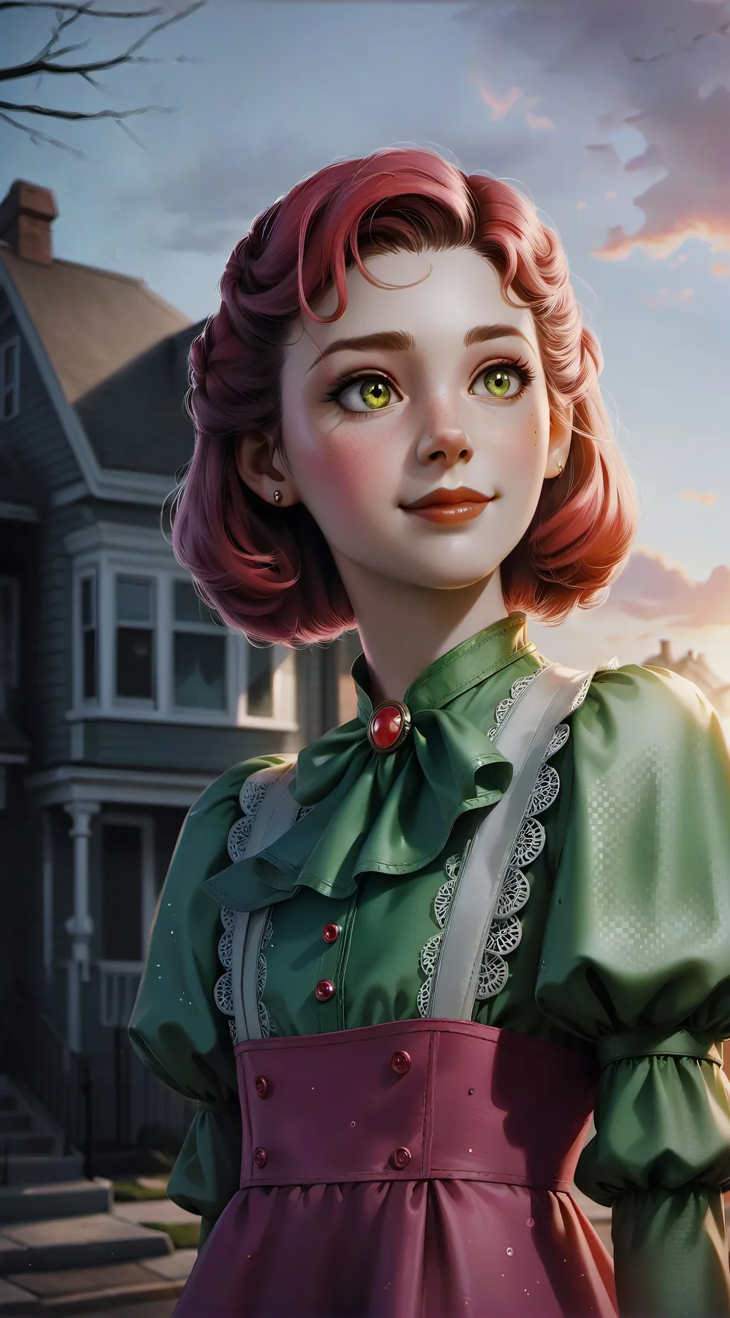 ai character: Mia Slimer background