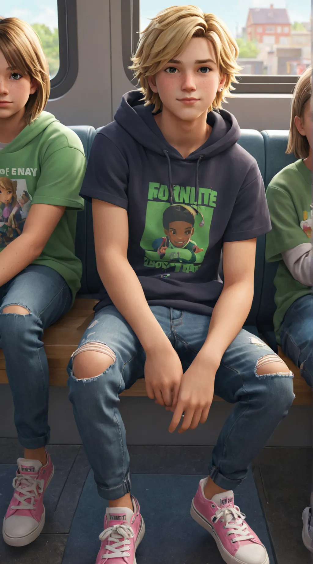 ai character: class room background