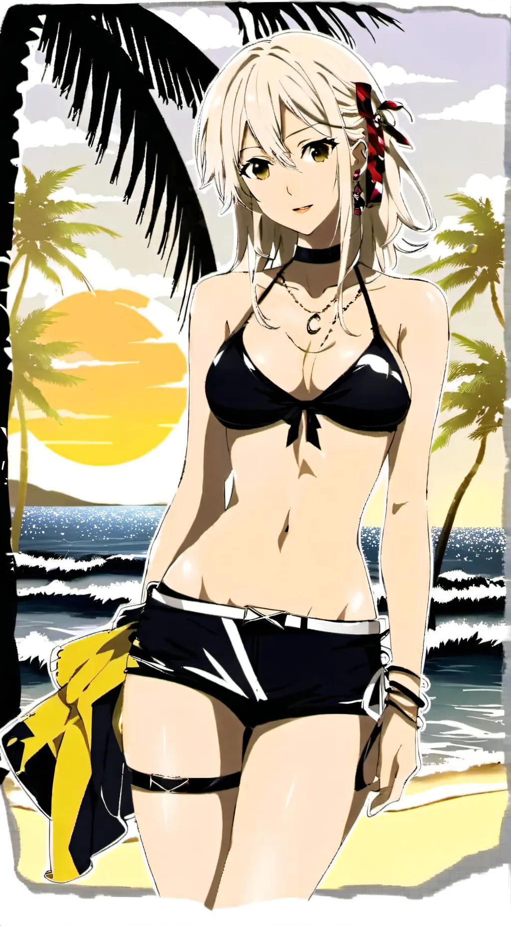 ai character: sara chica hot background