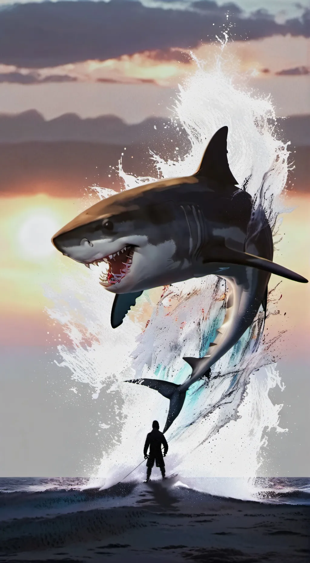ai character: Le Requin Blanc background