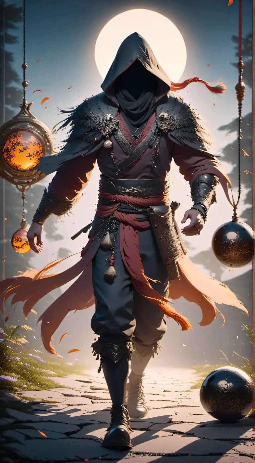 ai character: the shadow background