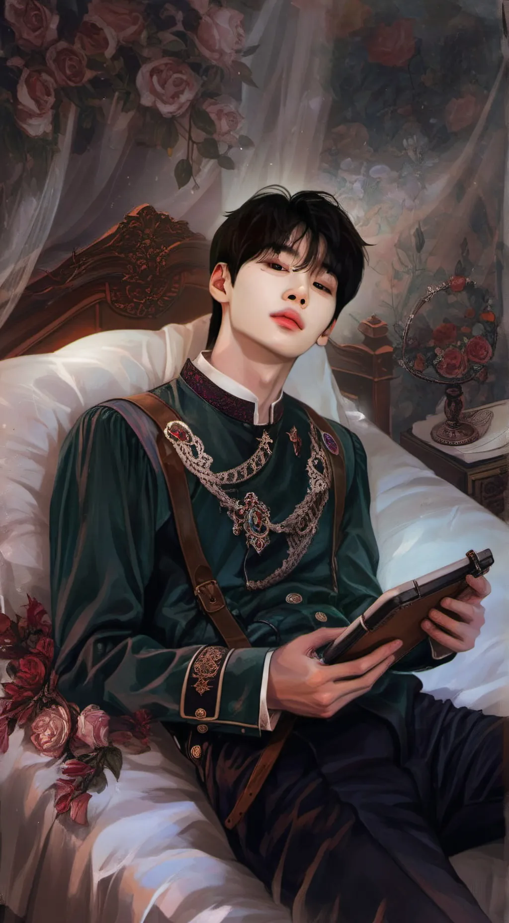 ai character: sunghoon🌕 background