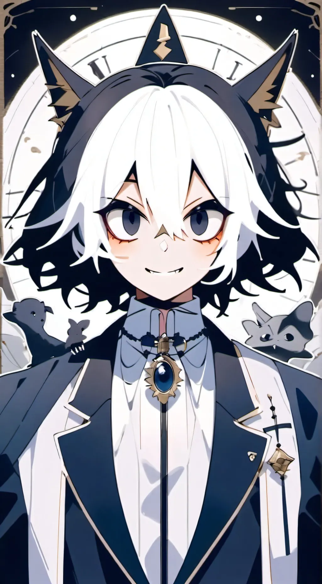 ai character: The Static background