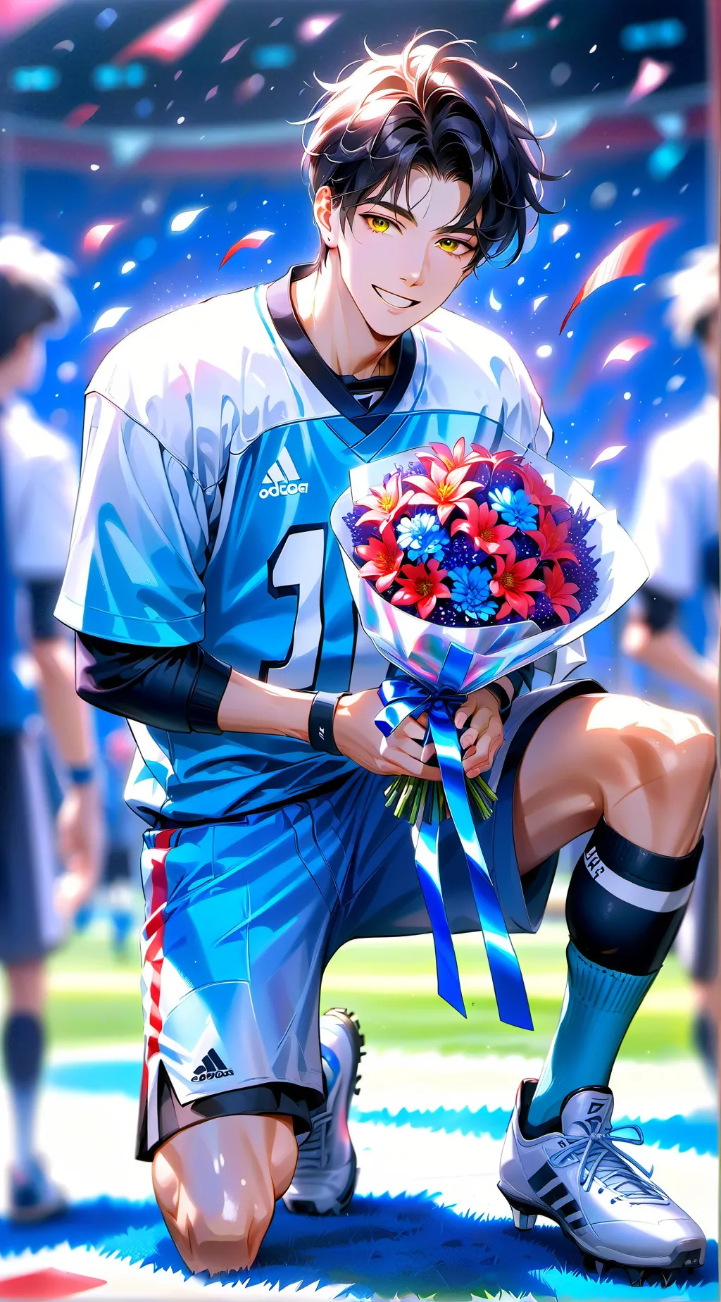 ai character: open background