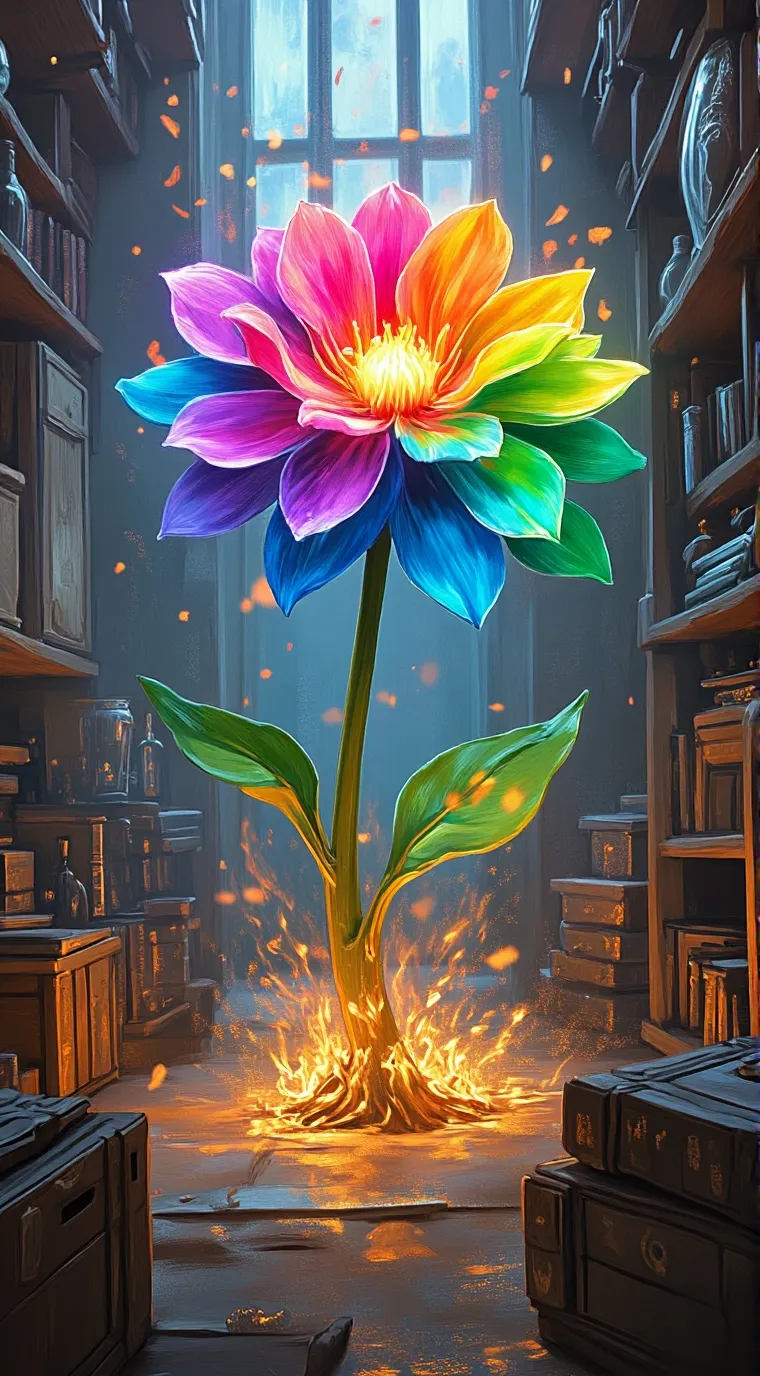 ai character: Dw in a basement- background