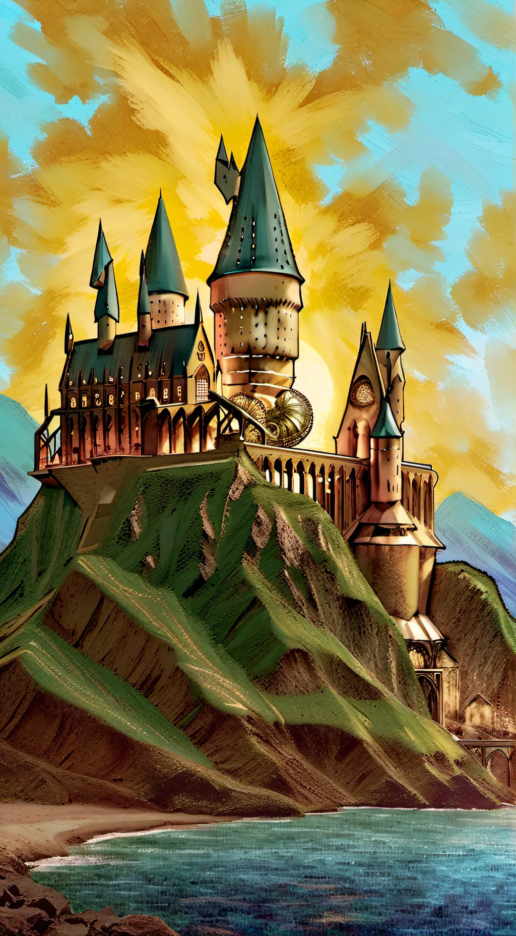 ai character: Hogwarts background