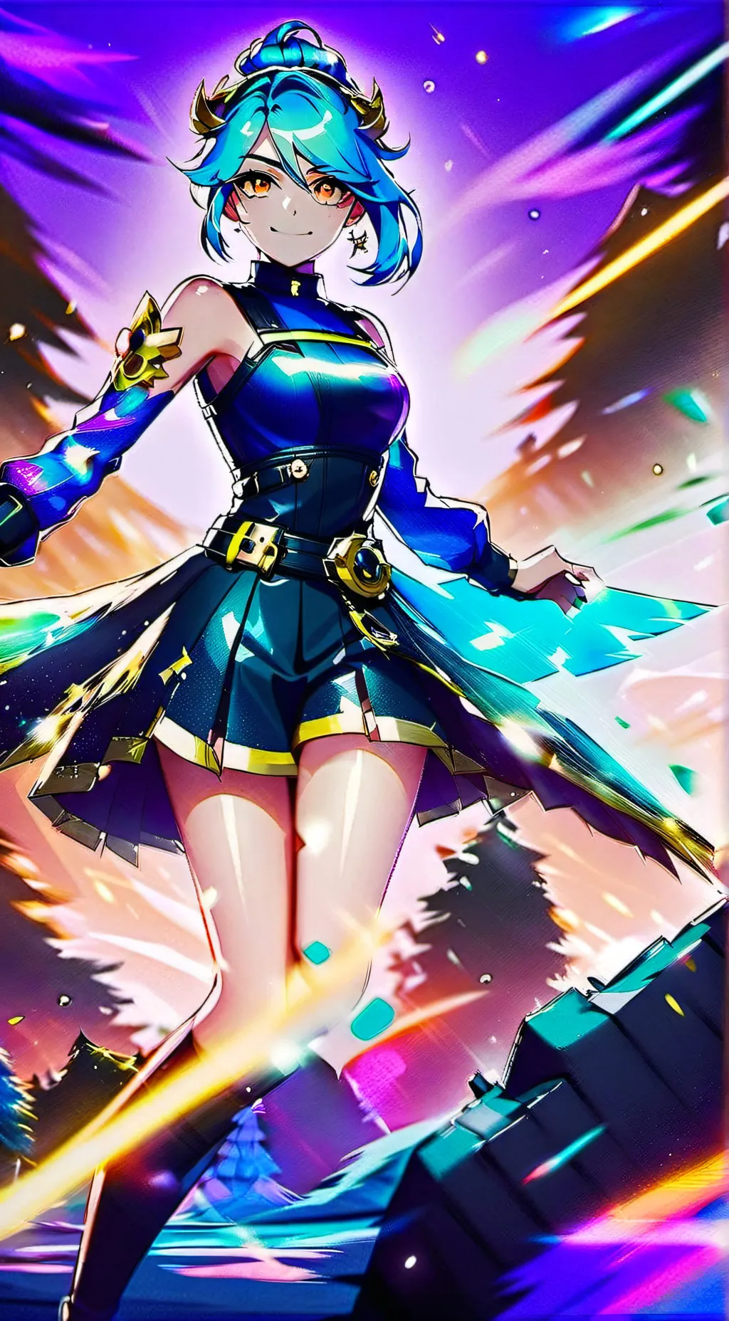 ai character: Miss Fortnite  BB background