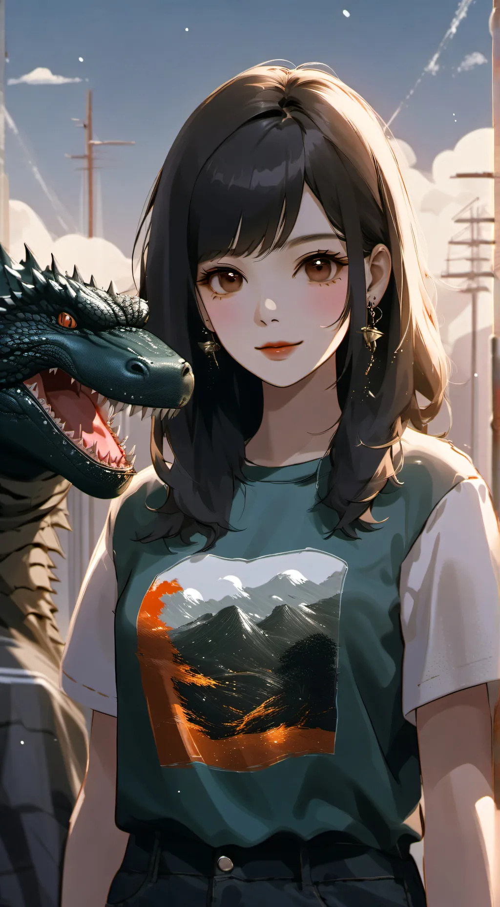 ai character: Lucia  background