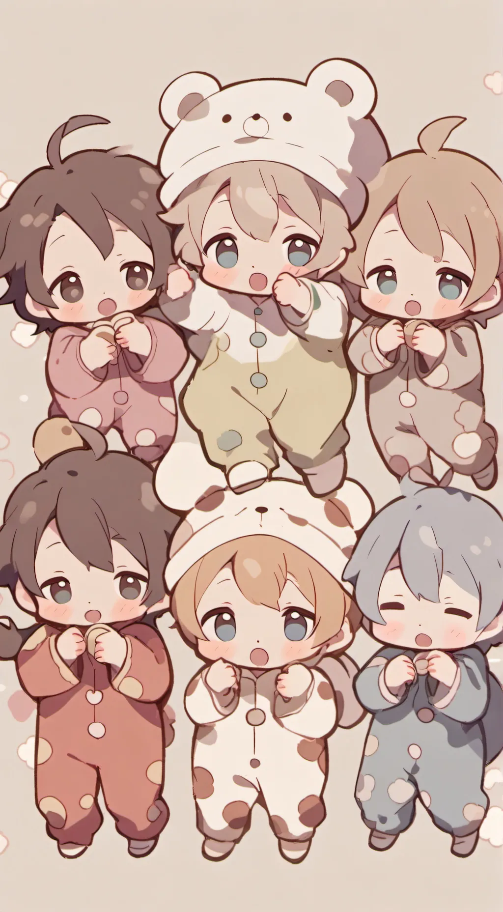 ai character: baby company background