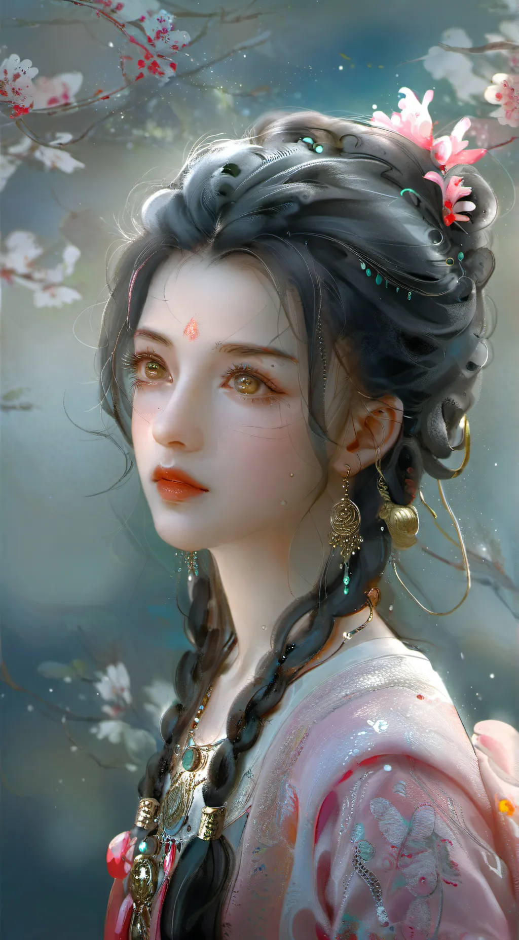 ai character: smiling crítters background